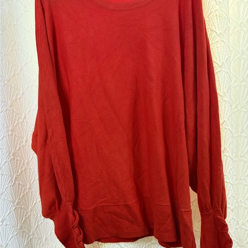 Elegant Red Women's Top